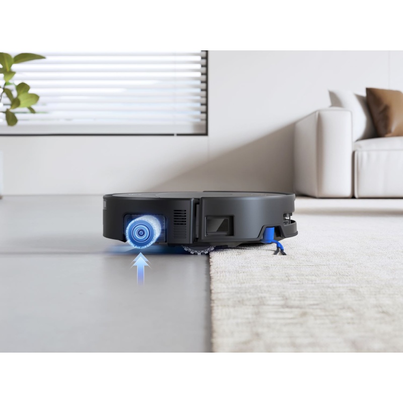 Ecovacs Deebot T80S robottolmuimeja tõstab pesurulliku üles.jpg