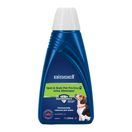 Bissell Spot and Stain Pet Pro Oxy Carpet Cleaning Solution 1L tekstiilipesuritele
